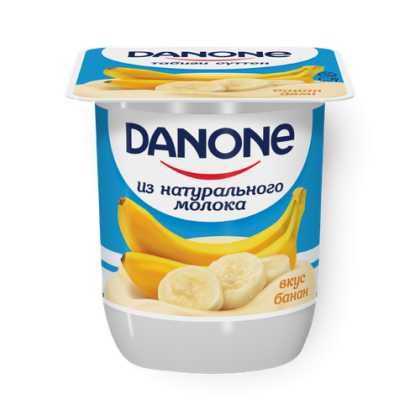 Danone 100g Банан '' Йогурт "