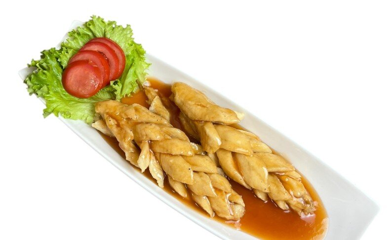 Рыба "Виноградная гроздь" (кисло-сладком соусе),