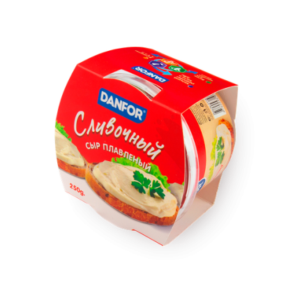 Сыр Danfor сливочный плавленый 250г