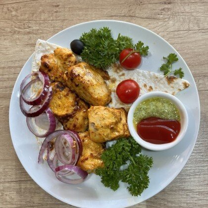 Шашлык из куриного филе