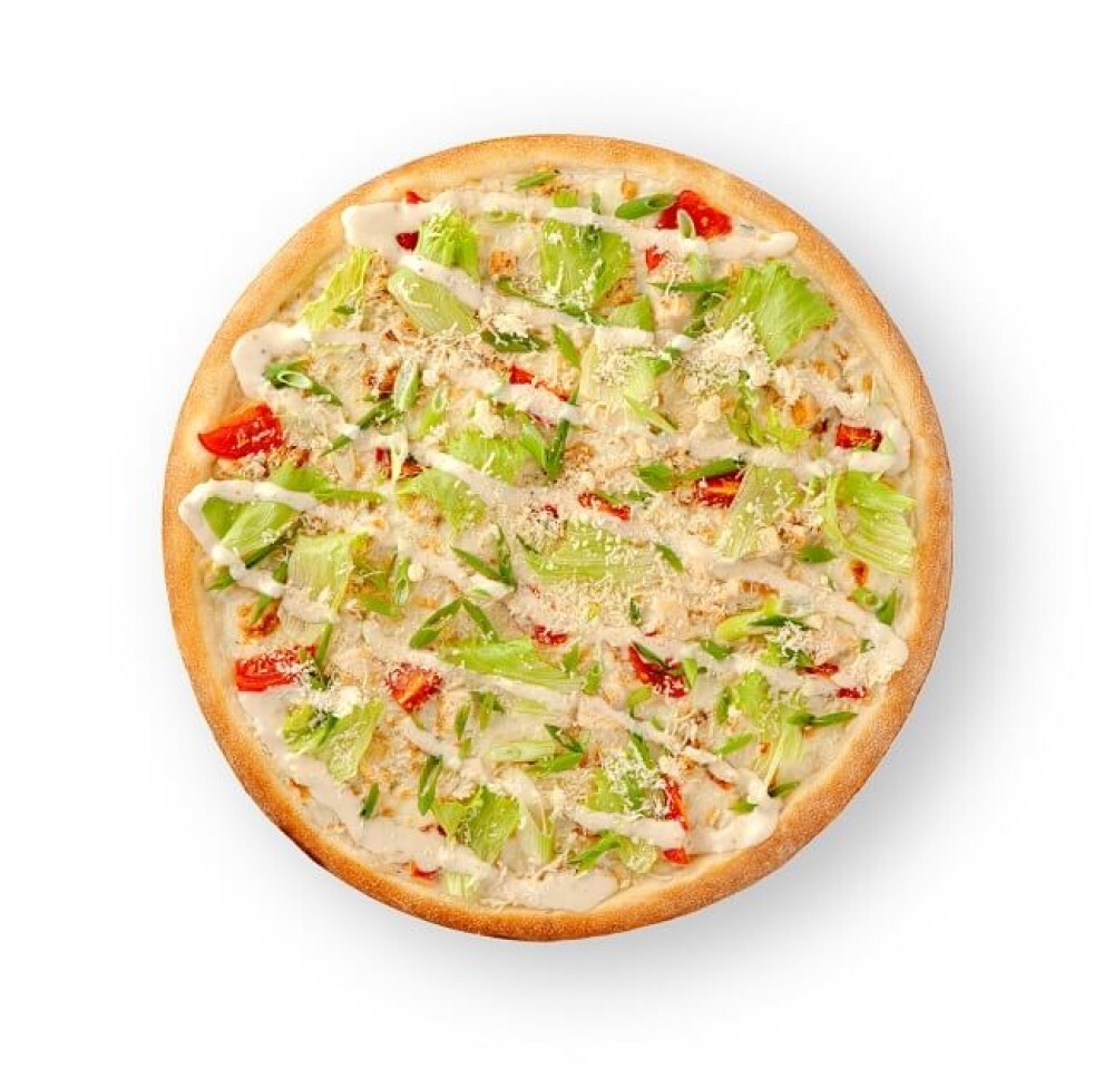 Пицца Цезарь с курицей