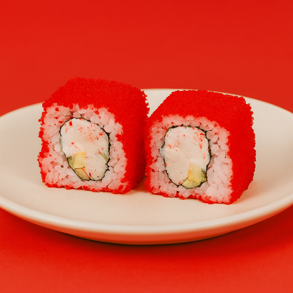 Ролл "Калифорния с крабом"