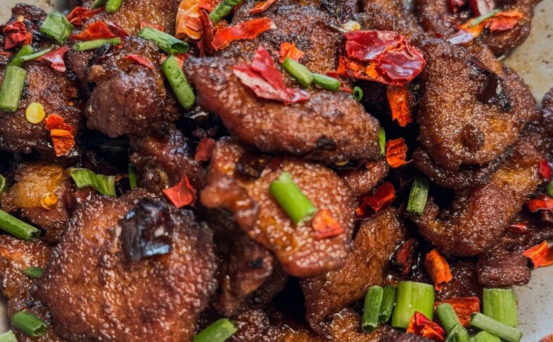 Телятина в кисло-остром соусе