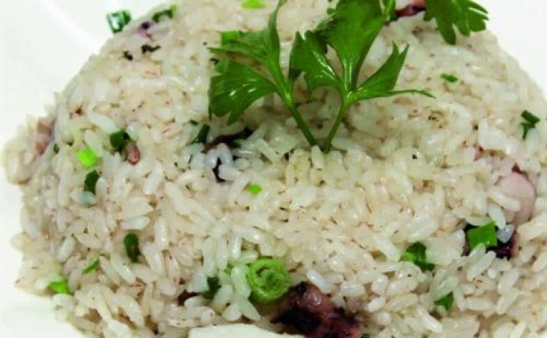 Рис жареный с морепродуктами
