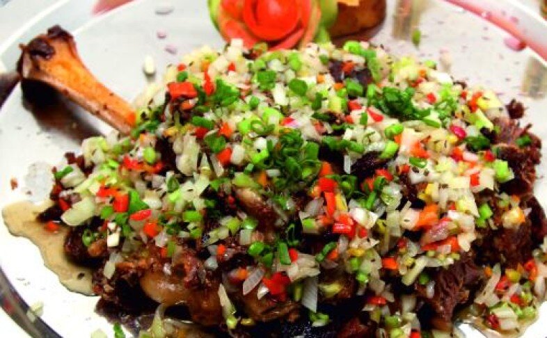 Баранья нога по-сычуаньски