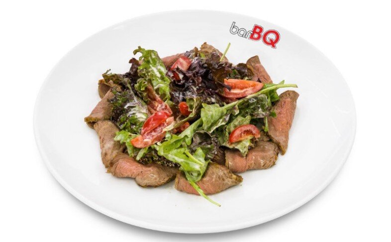 Салат с ростбифом