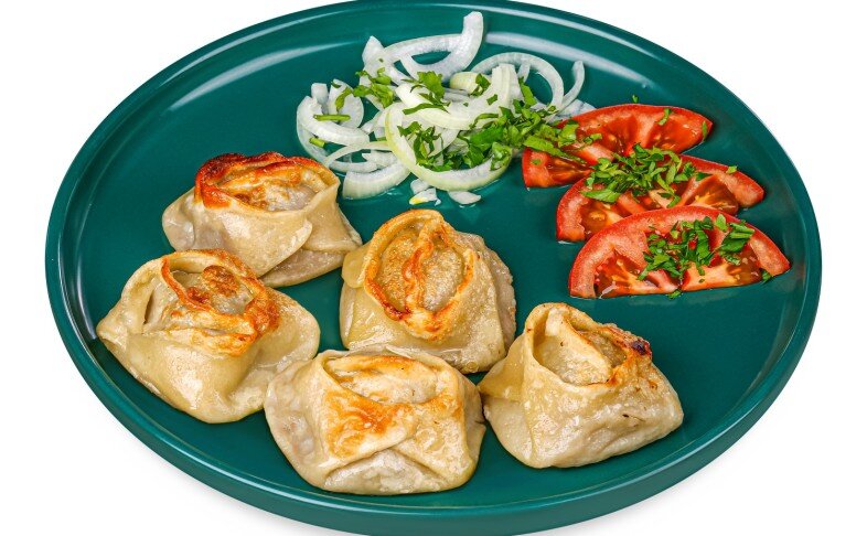 Манты жареные