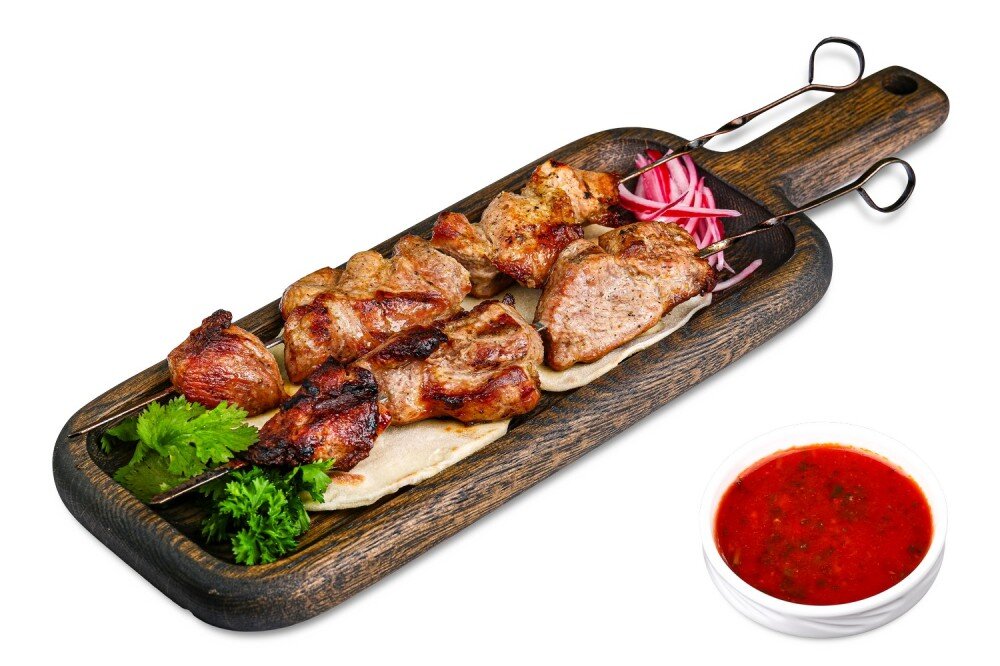 Шашлык по-грузински из свинины