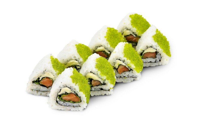 Роллы "Тобико Грин"