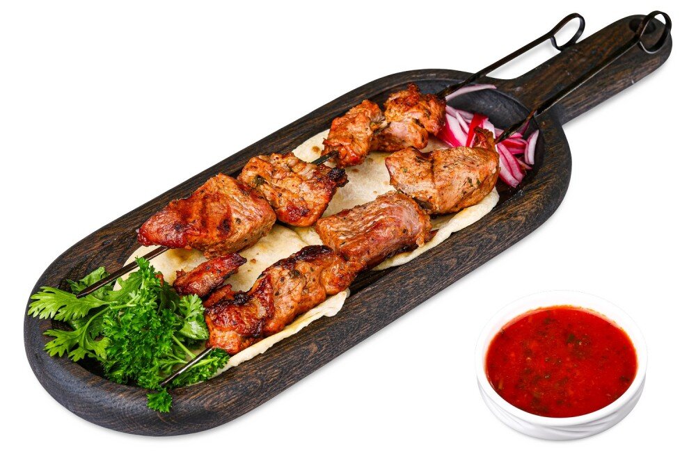 Шашлык по-грузински из баранины