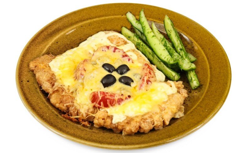 Отбивная "Гнездышко"