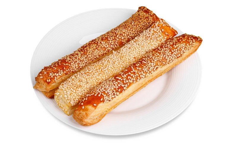 Хлебные палочки с кунжутом