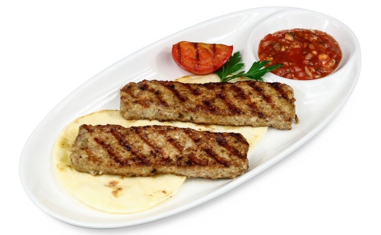 Кебаб из курицы и утки