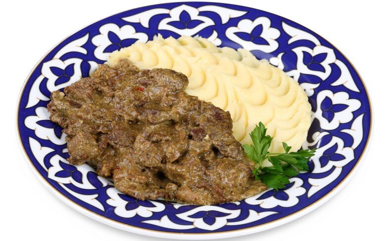 Говядина в ореховом соусе