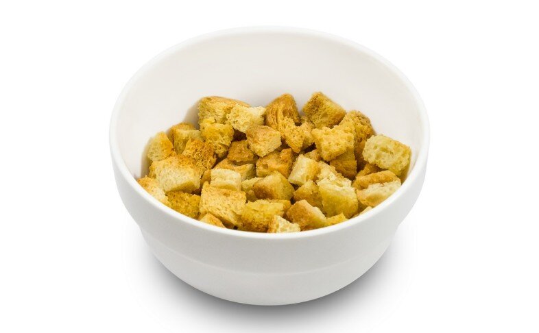 Сухарики с чесноком