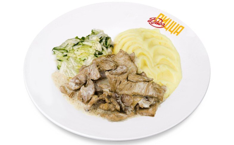 Индейка с шампиньонами