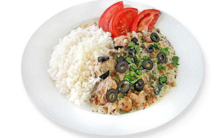 Горбуша в сливочном соусе