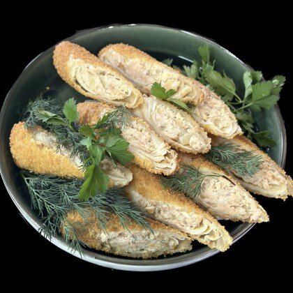 Блинчики лососем 5 шт