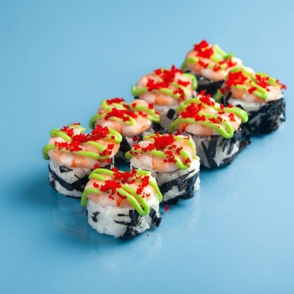 Ролл с креветкой и васаби 8 шт (п)