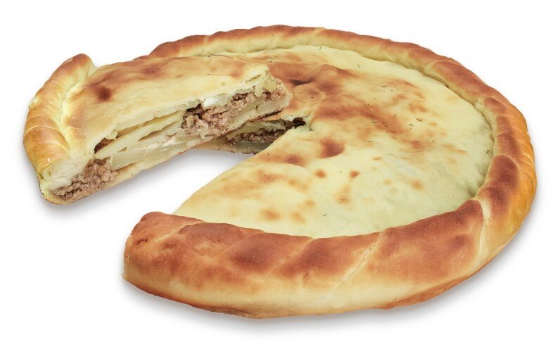 Пирог с картофелем и говядиной (порция)