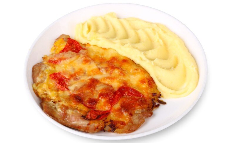 Отбивная по-французски