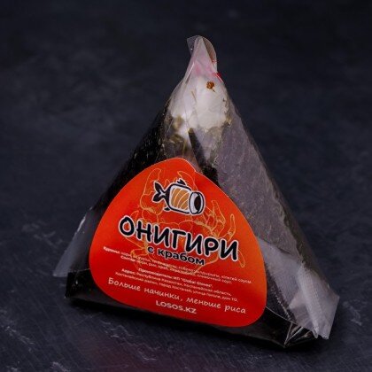 Онигири с крабом