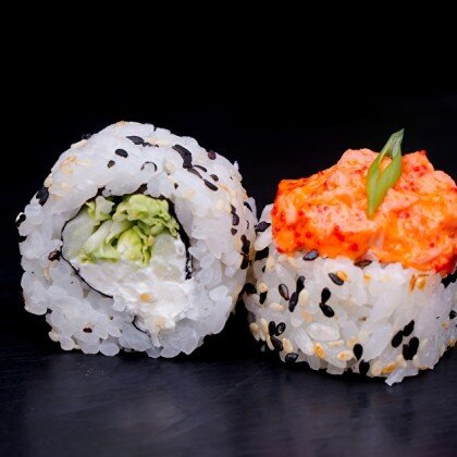 Запеченный ролл с курицей