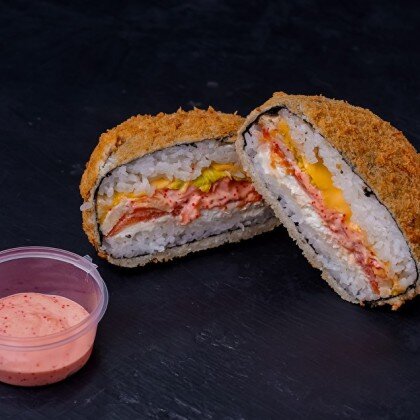 Суши-Бургер с курицей