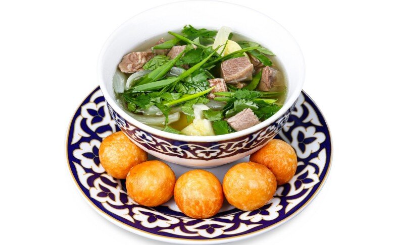 Шорпа с баурсаками