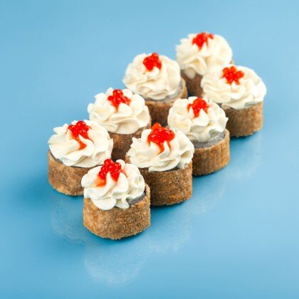 Жареный с креветкой и сыром (п)