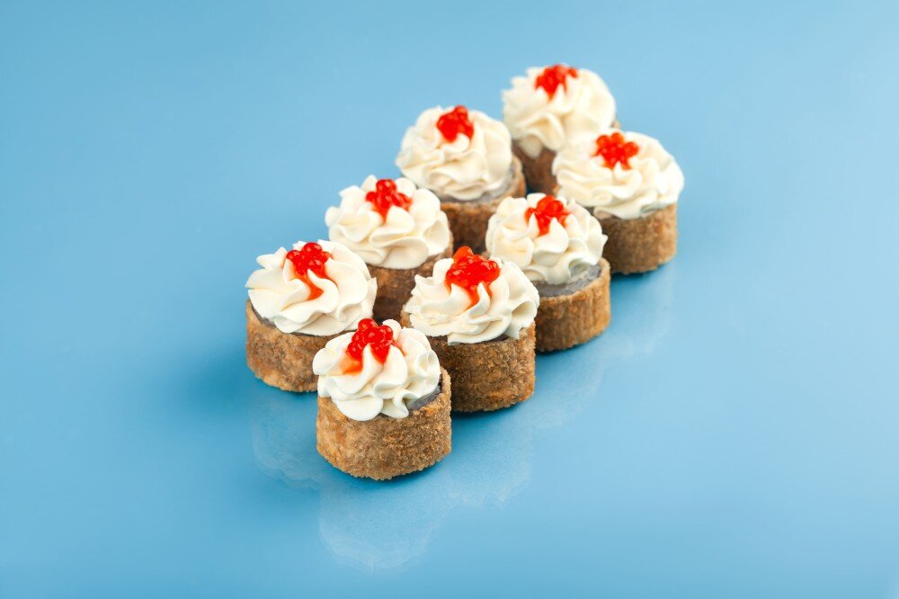 Жареный с креветкой и сыром (п)