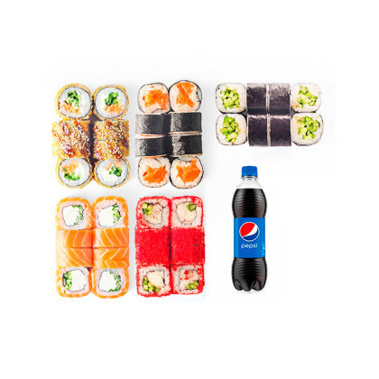 Сет Император 40шт + pepsi