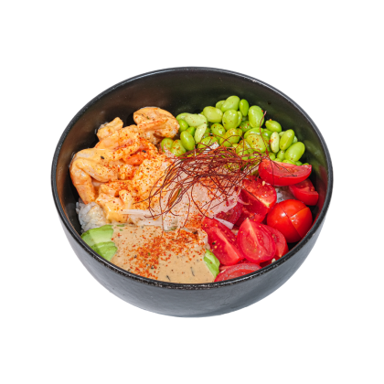 Поке с креветками