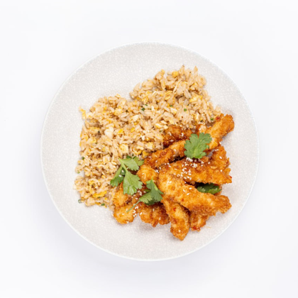 Цыпленок в кисло-сладком соусе