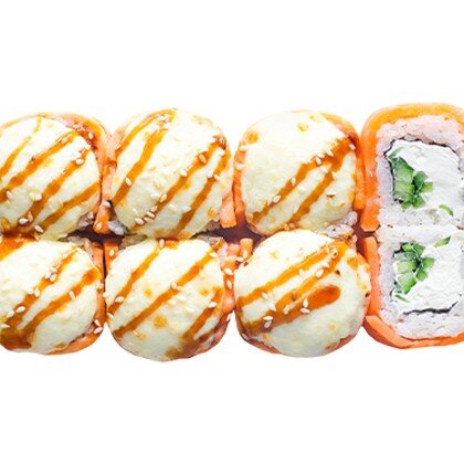 Филадельфия с сырным соусом