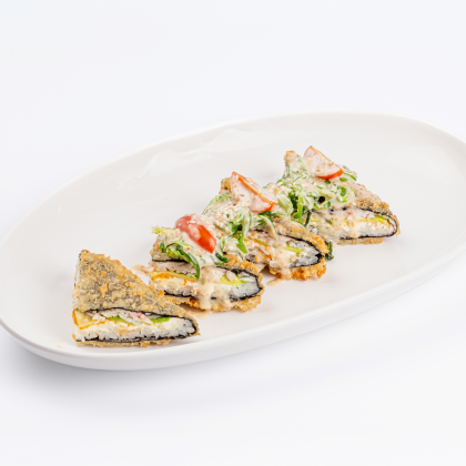 Такос темпура с крабом