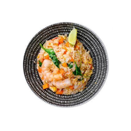 Тяхан с креветками