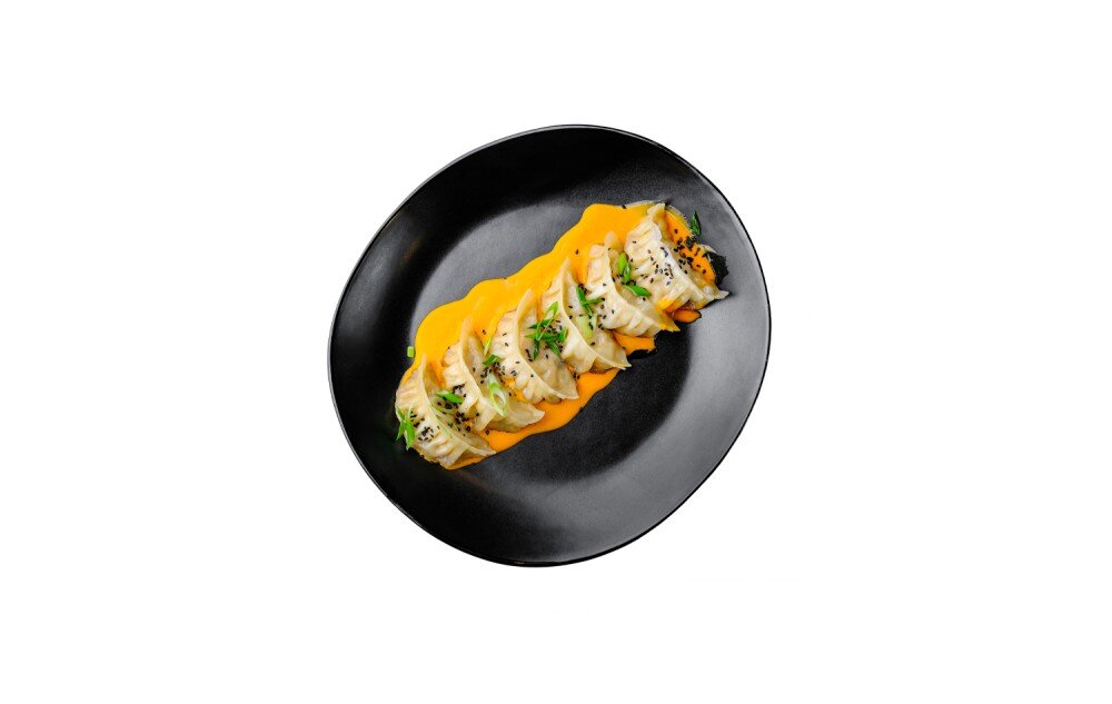 Гедза с курицей и креветками