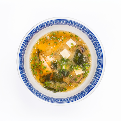 Мисо суп с лососем