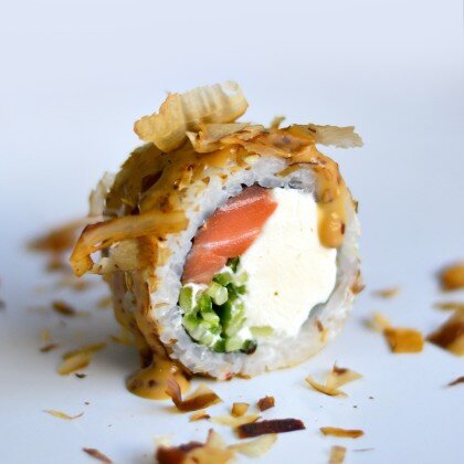 Бонита с лососем