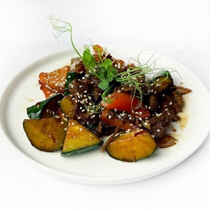 Салат тайский теплый