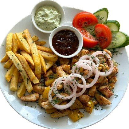 Гавурма с курицей