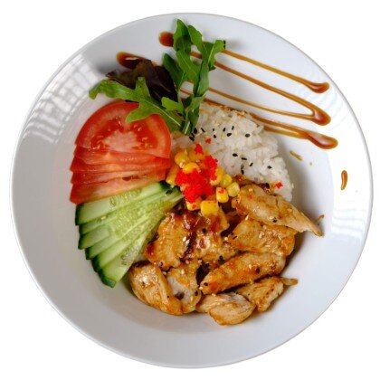 Поке боул с курицей