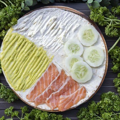 Salmon Triangle Wrap 🐟