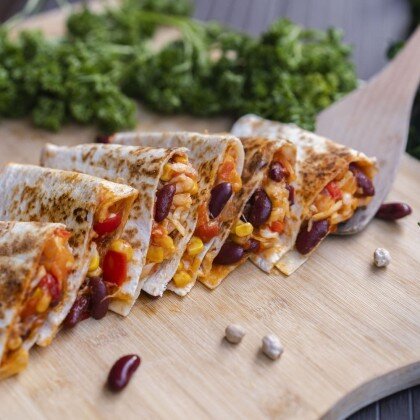 Vegetarian Quesadilla – 6 Pieces 🌽