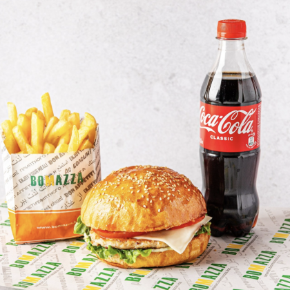 Комбо: чизбургер куриный