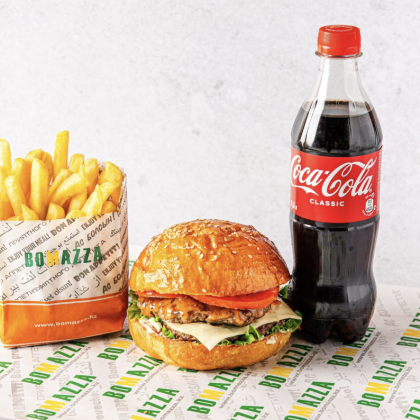 Комбо: чизбургер говяжий