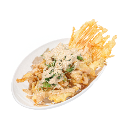 Эноки вешенки темпура