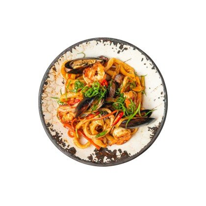 WOK с морепродуктами