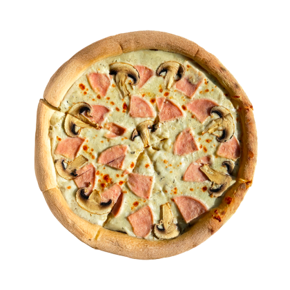Пицца с ветчиной